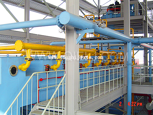 拖鏈浸出器的優(yōu)點(diǎn) 拖鏈浸出器經(jīng)濟(jì)、技術(shù)指標(biāo)(以500T/D為例)(圖1)